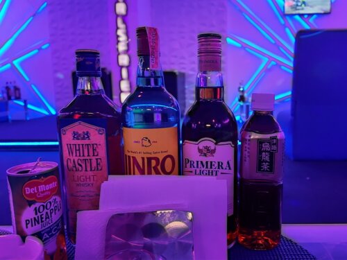 KTV店のフリーボトル